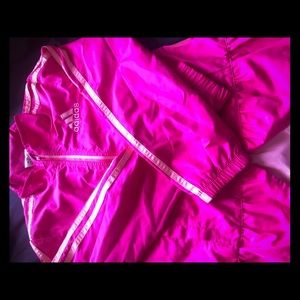 Girls size 6 adidas windbreaker